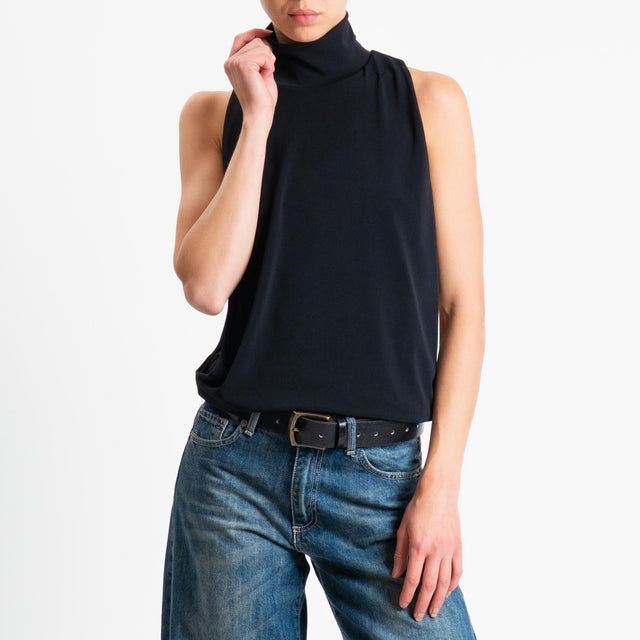 Vicolo-Body + top a fascia - nero