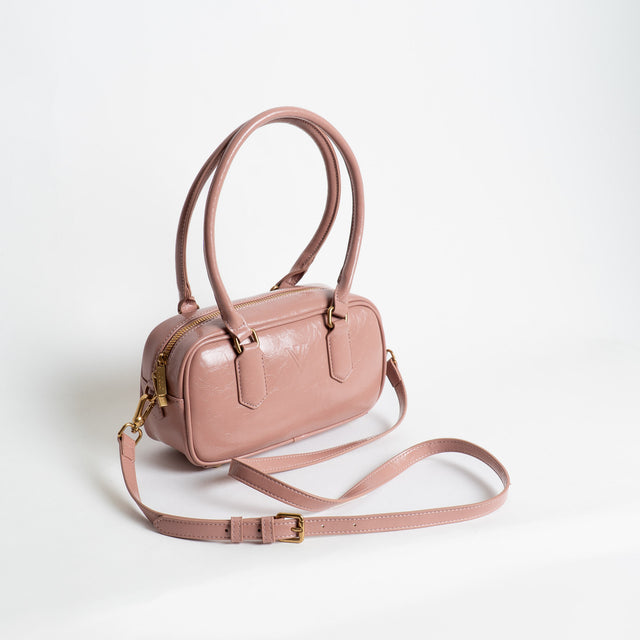 Vicolo-Borsa a mano mini bauletto - cipria