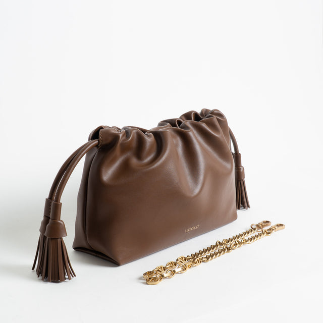 Vicolo-Borsa Tassel Small - fondente