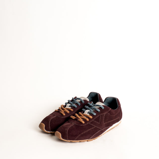Victoria-Sneakers scamosciata con doppio laccio - Bordeaux
