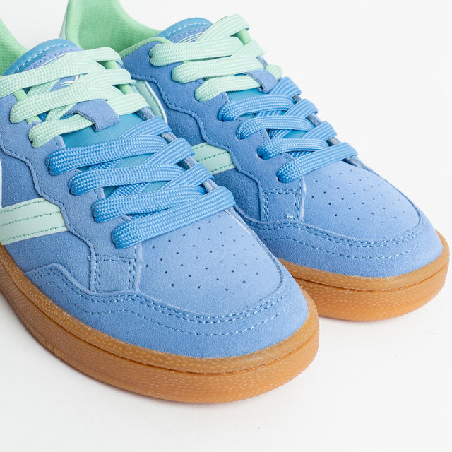 Victoria-Sneakers con suola in gomma - celeste