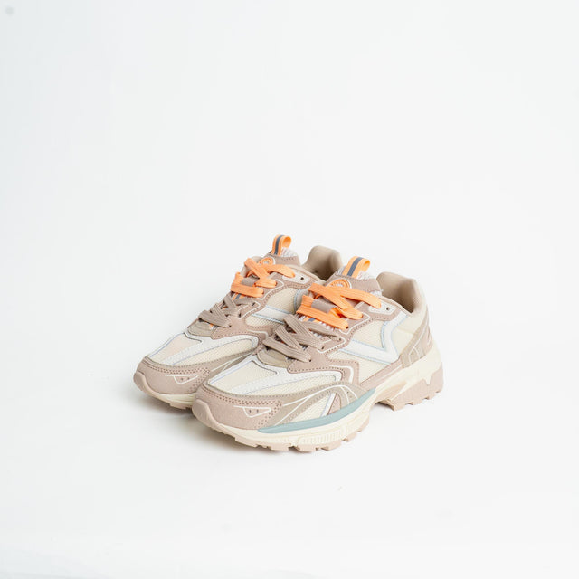 Victoria-Sneakers doppio laccio - beige