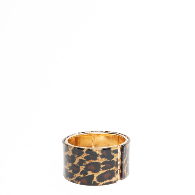 W by Whitemood-Bracciale a fascia animalier - beige/nero*