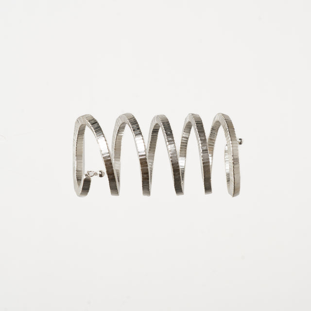 W by Whitemood-Bracciale molla snake - silver