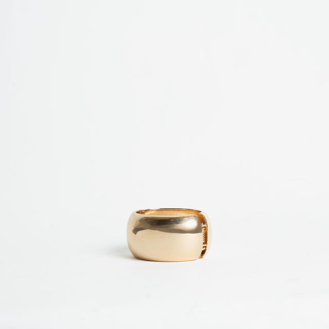 W by Whitemood-Bracciale rigido ovale lucido - gold