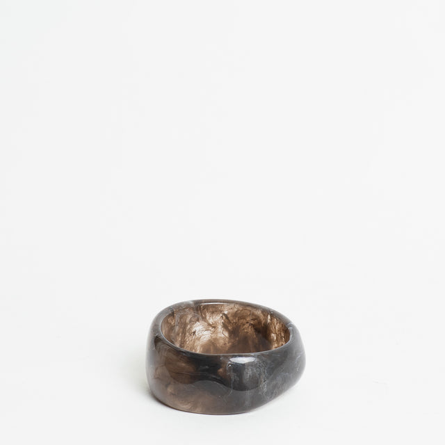 W by Whitemood-Bracciale rigido asimmetrico - taupe