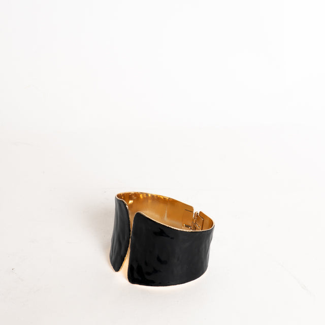 W by Whitemood-Bracciale rigido smaltato - nero