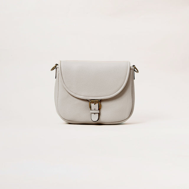 W by Whitemood-Tolfina in pelle - perla