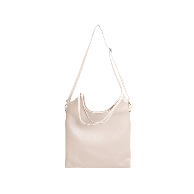 Bolso shopper de cuero W by Whitemood - Mantequilla