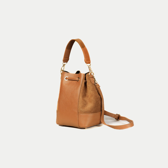 Bolso cubo con borlas de W by Whitemood - piel