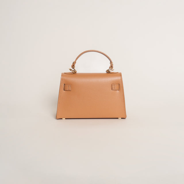 W by whitemood- Borsa mini bag a mano - camel
