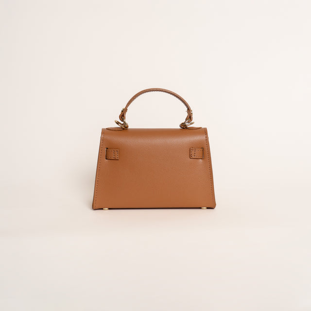 W by whitemood- Borsa mini bag a mano - cuoio