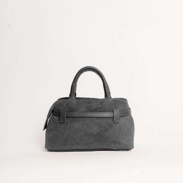 W by whitemood- Borsa a mano scamosciata - grey