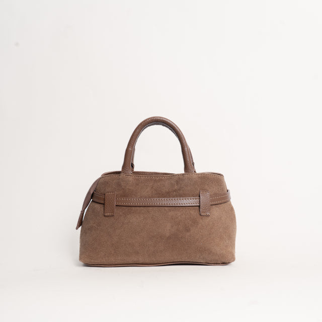 W by whitemood- Borsa a mano scamosciata - taupe