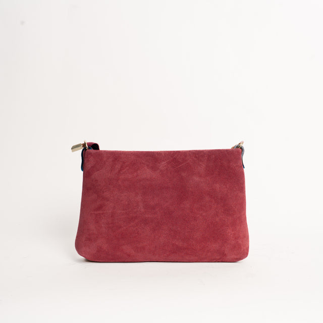 W by whitemood- Pochette scamosciata - vino