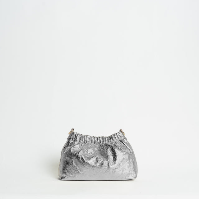 W by Whitemood-Mini pouch con catena - silver