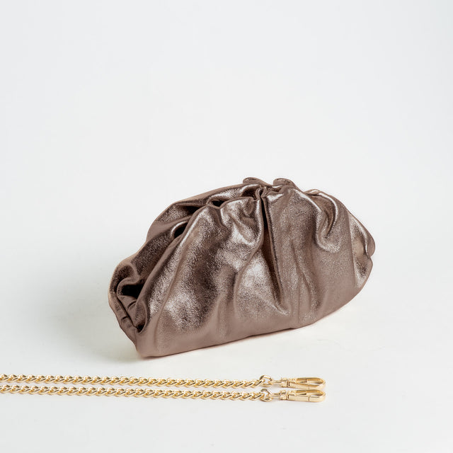 W by Whitemood-Mini clutch - bronzo