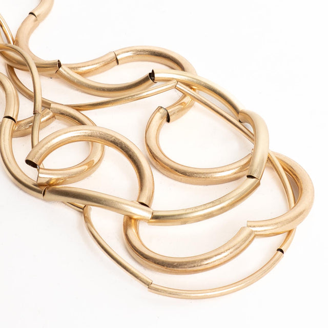 W by Whitemood-Collana asimmetrica - gold