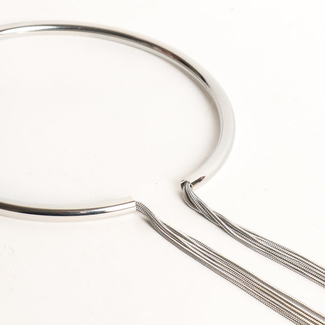 W by Whitemood-Collana rigida con pendente - silver