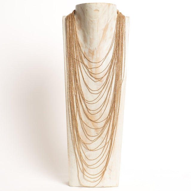 W by Whitemood-Collana multifilo - gold
