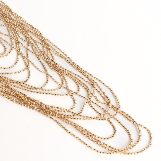 W by Whitemood-Collana multifilo - gold