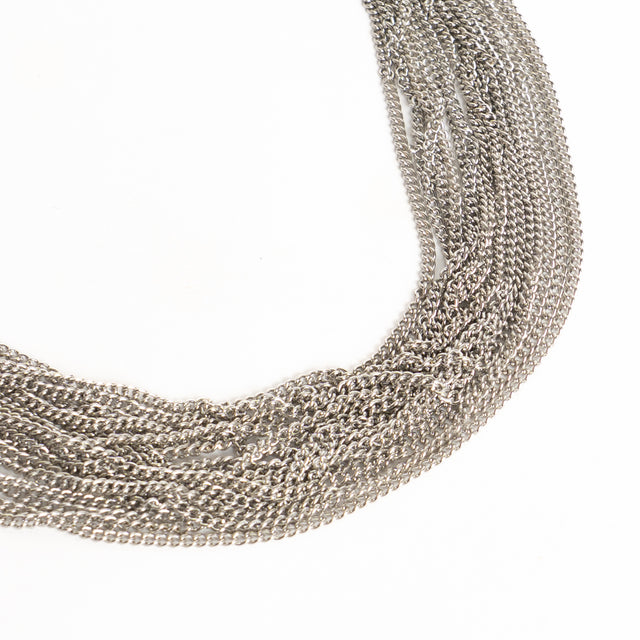 W by Whitemood-Collana multifilo - silver