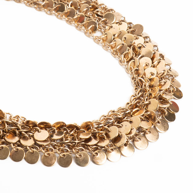 W by Whitemood-Mini sequin necklace - gold