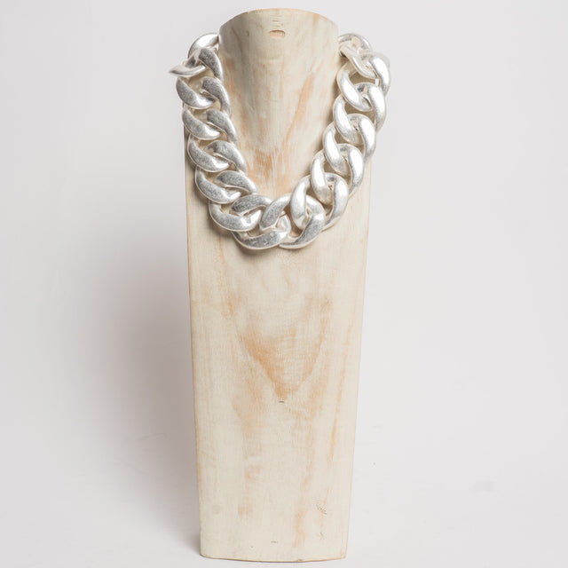 Collar de cadena W by Whitemood - plata