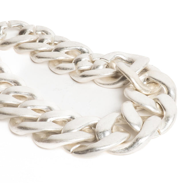Collar de cadena W by Whitemood - plata