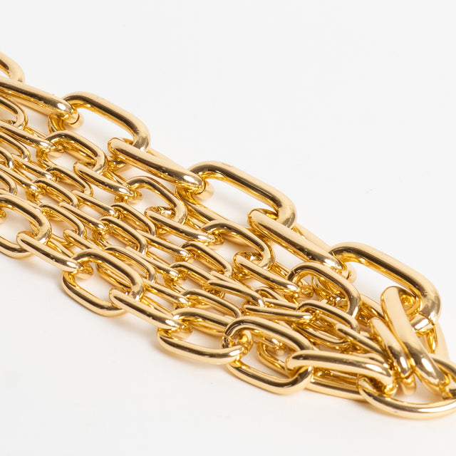 W by Whitemood-Collana catena multifilo - gold