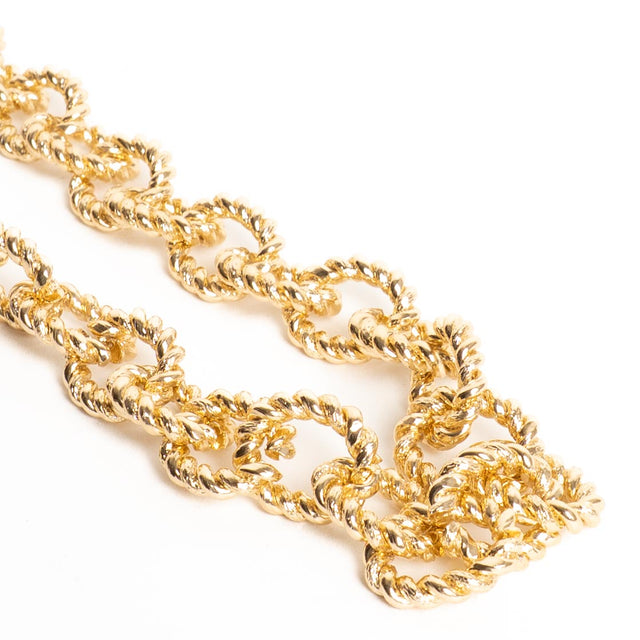 W by Whitemood-Collana catene intrecciate - gold