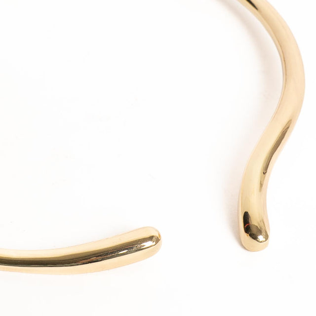 W by Whitemood-Collana rigida a goccia - gold