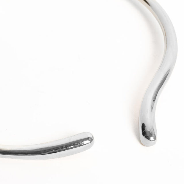 W by Whitemood-Collana rigida a goccia - silver