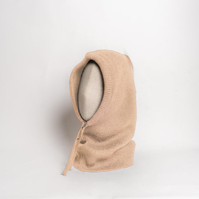 W by Whitemood-Balaclava misto lana - camel