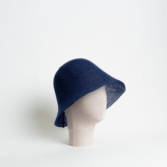 W by Whitemood- Bucket hat intrecciato - blu