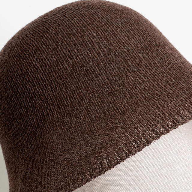 W by Whitemood- Bucket hat intrecciato - choco