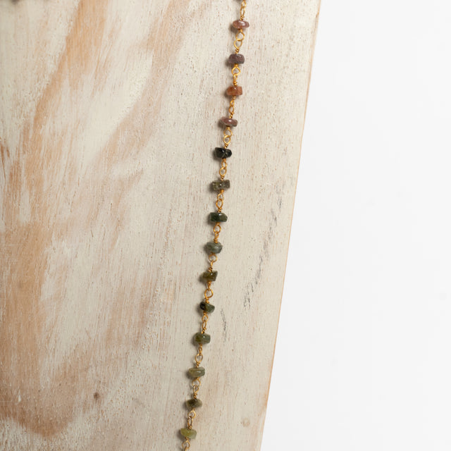 W by Whitemood-Collana in perline tormalina - multicolor
