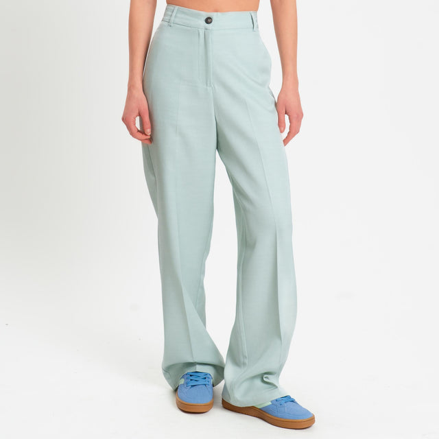 Wu'side-Pantalone misto tencel - polvere