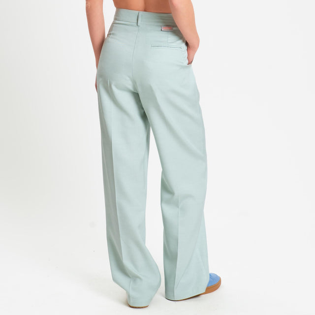 Wu'side-Pantalone misto tencel - polvere