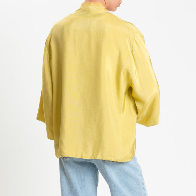 Wu'side-Kimono in viscosa - oro