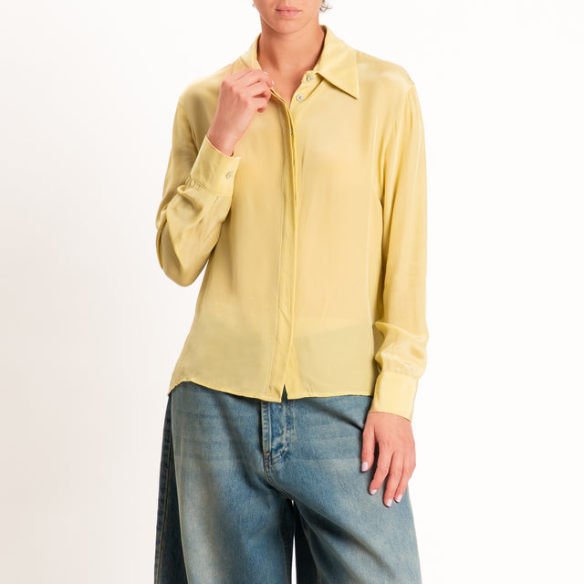 Wu'side-Camicia in viscosa - olio
