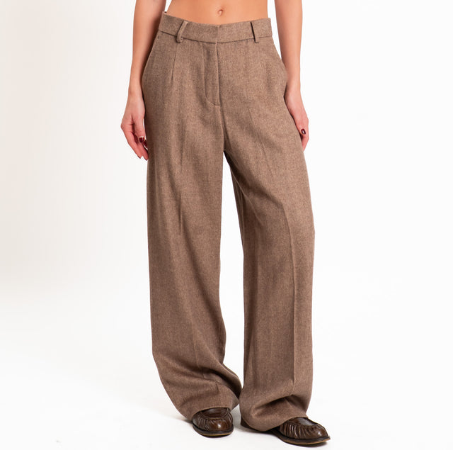 Wu'side-Pantalone resca misto lana - cookie