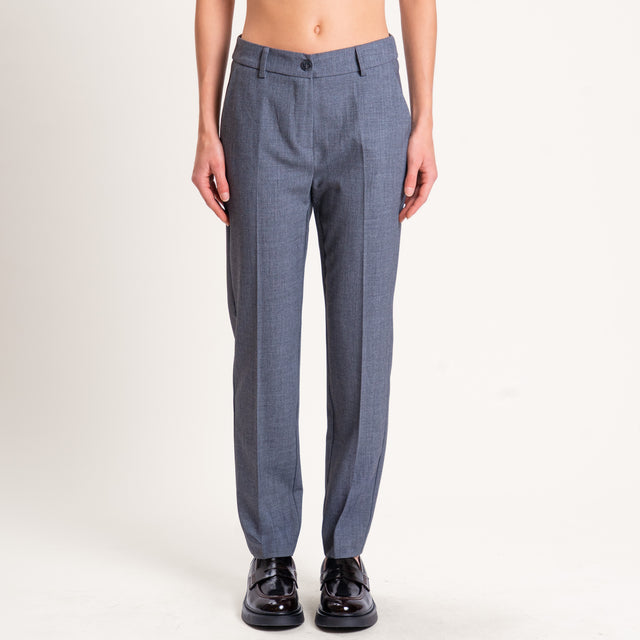 Zeroassoluto-Pantalone elasticizzato - grigio melange