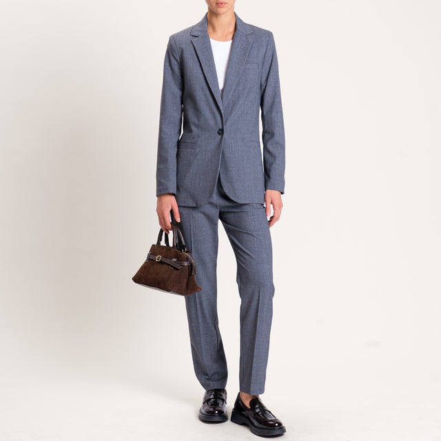 Zeroassoluto-Pantalone elasticizzato - grigio melange