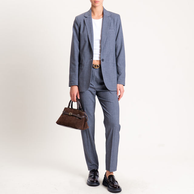 Zeroassoluto-Pantalone elasticizzato - grigio melange