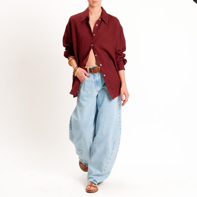 Zeroassoluto-Camicia 100% lino premium washed - india