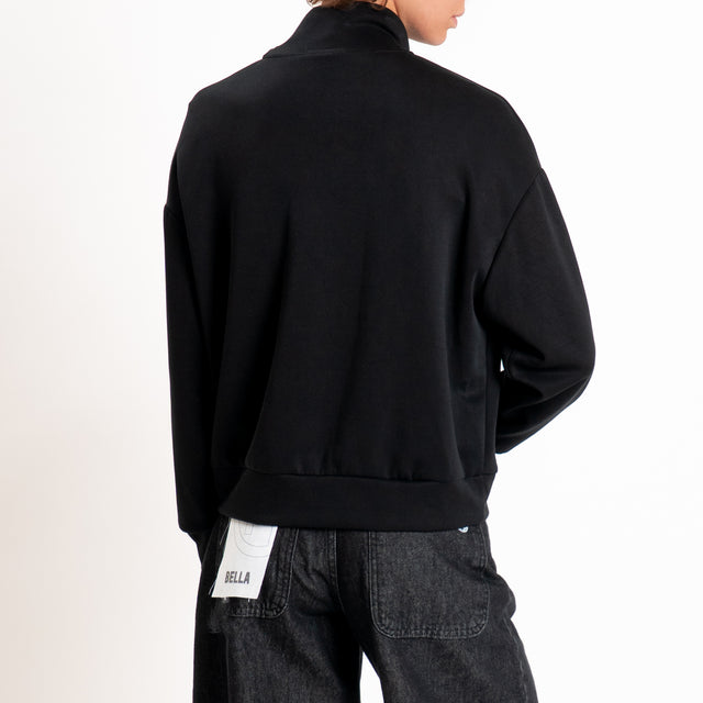 Zeroassoluto-Felpa scuba soft - nero