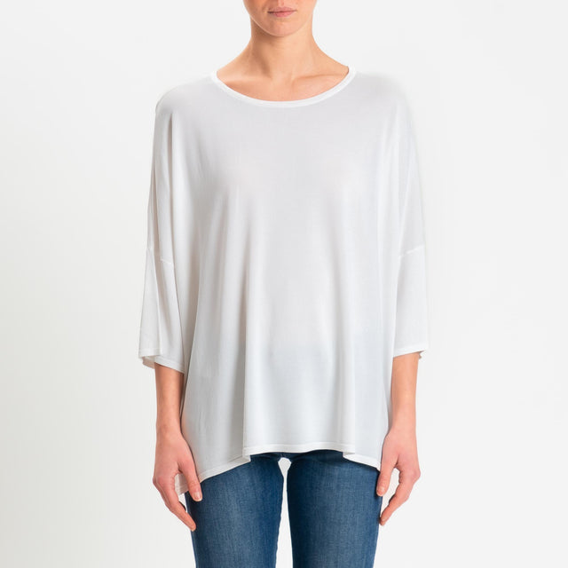 Zeroassoluto-Maglia over manica scesaZeroassoluto-Maglia over scollo barca manica 3/4