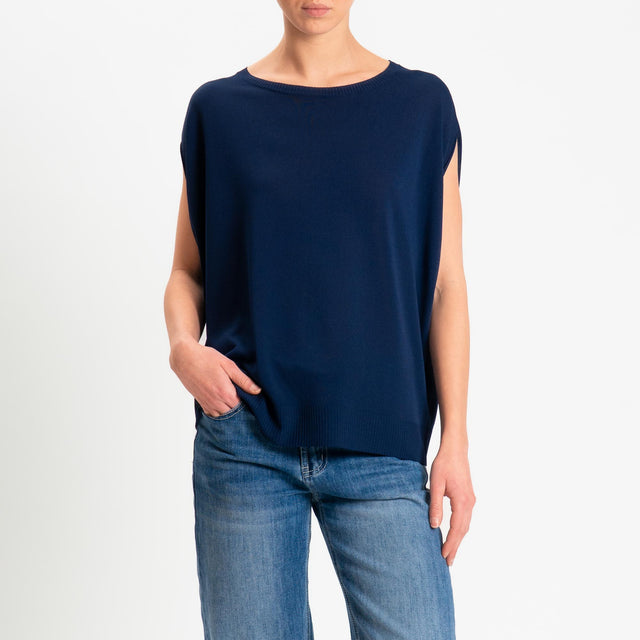 Zeroassoluto-Maglia manica raglan - blu