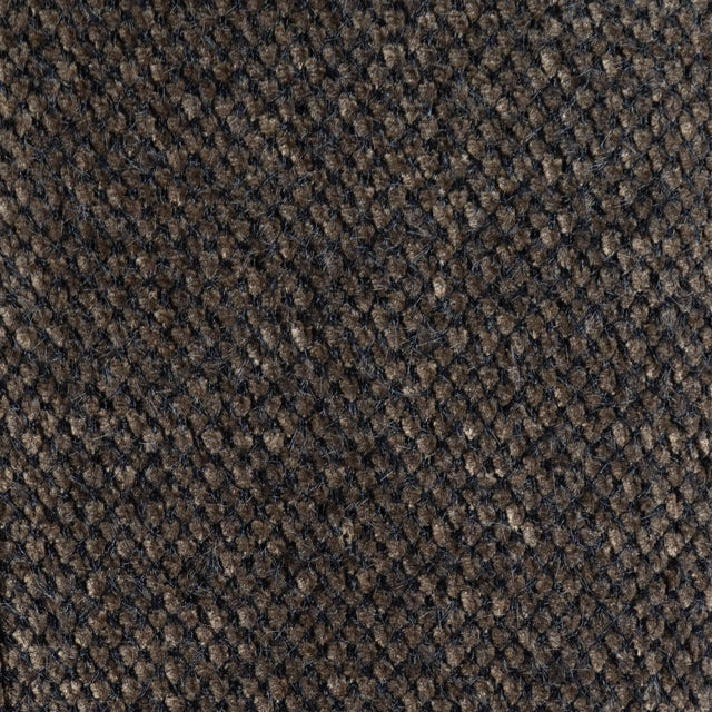 Zeroassluto-Cappotto monopetto ciniglia melange - moro